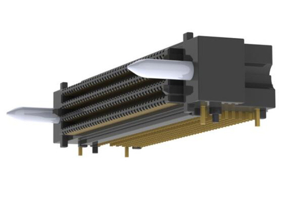 SEAM-40-01-L-08-2-RA-K-TR সংযোগকারী 56 Gbps ওপেন-পিন-ফিল্ড অ্যারে টার্মিনাল সংযোগকারী