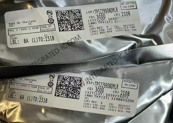 TPS22990NDMLR ইন্টিগ্রেটেড সার্কিট চিপ 5.5V 10A 3.9 mΩ অন-রেসিস্ট্যান্স লোড সুইচ আইসি