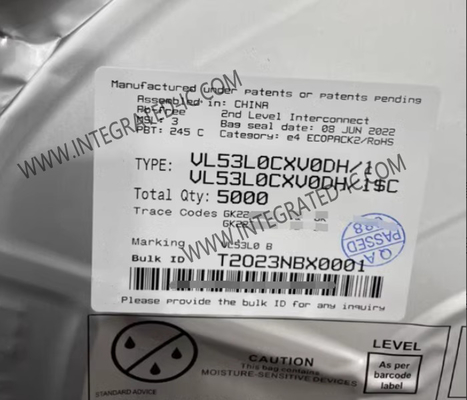 সেন্সর আইসি VL53L0CXV0DH/1 টাইম অফ ফ্লাইট রেঞ্জ সেন্সর মডিউল