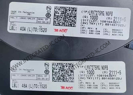 LMV7275MG ইন্টিগ্রেটেড সার্কিট চিপ একক নিম্ন ভোল্টেজ ওপেন-ড্রেনে তুলনাকারী