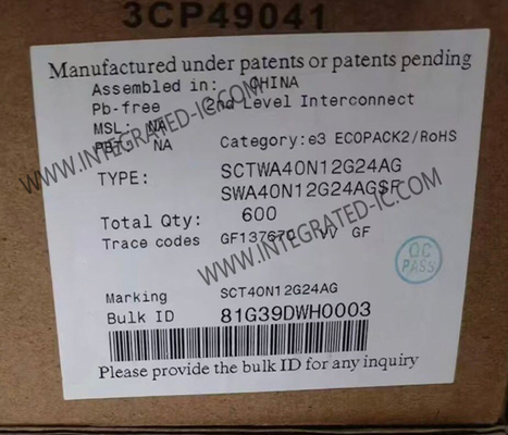 SCTWA40N12G24AG ইন্টিগ্রেটেড সার্কিট চিপ 1200V সিলিকন কার্বাইড পাওয়ার MOSFET ট্রানজিস্টর