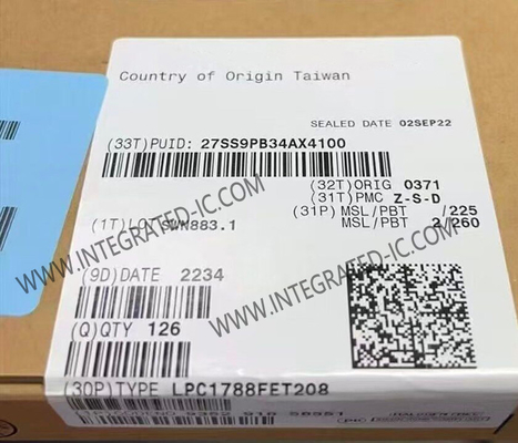 মাইক্রোকন্ট্রোলার MCU LPC1788FET208 ARM Cortex-M3 একক কোর মাইক্রোকন্ট্রোলার IC