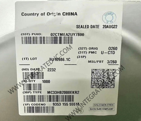 ইন্টিগ্রেটেড সার্কিট চিপ MC33HB2000EKR2 এইচ-ব্রিজ ব্রাশড ডিসি মোটর ড্রাইভার