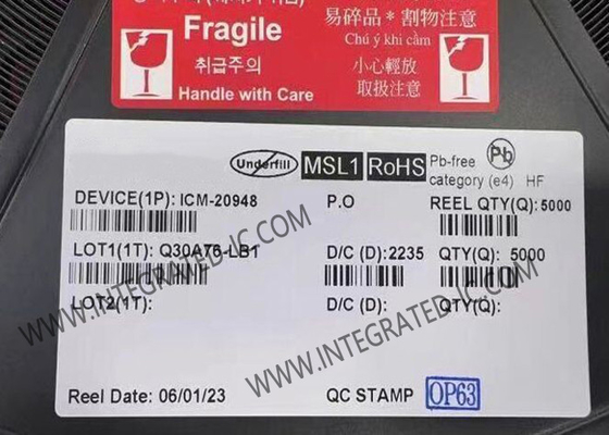 সেন্সর IC ICM-20948 9 অক্ষ ইনার্শিয়াল পরিমাপ ইউনিট সেন্সর