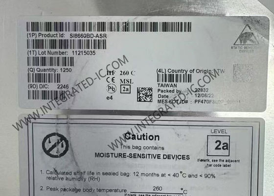 SI8660BD-ASR ইন্টিগ্রেটেড সার্কিট চিপ 5000Vrms ছয় চ্যানেল ডিজিটাল আইসোলেটর SOIC16