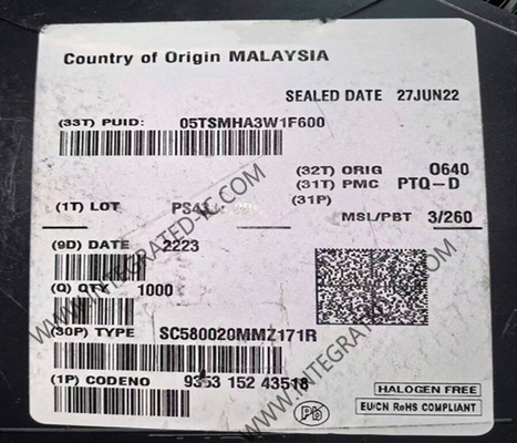 SC580020MMZ171R মাইক্রোকন্ট্রোলার MCU উচ্চ-কার্যকারিতা এমবেডেড প্রসেসর BGA প্যাকেজ