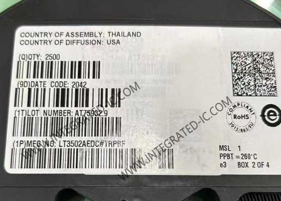 LT3502AEDC ইন্টিগ্রেটেড সার্কিট চিপ 2.2MHz 500mA স্টেপ-ডাউন নিয়ন্ত্রক DFN-8 প্যাকেজ