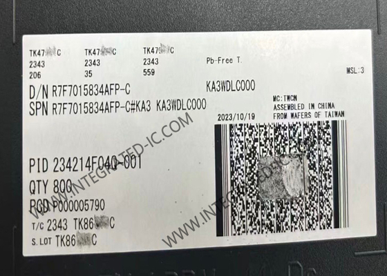 R7F7015834AFP মাইক্রোকন্ট্রোলার MCU কম পাওয়ার 120MHz RH850/F1K অটোমোটিভ মাইক্রোকন্ট্রোলার