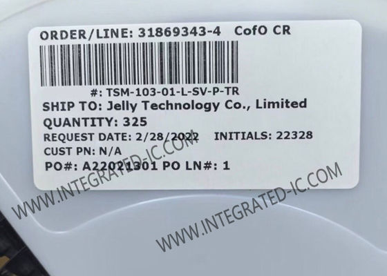 TSM-103-01-L-SV-P-TR সংযোগকারী বোর্ড থেকে বোর্ড সংযোগকারী 3POS টার্মিনাল স্ট্রিপ