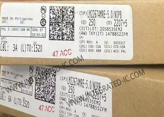 LM22674MRE-5.0 ইন্টিগ্রেটেড সার্কিট চিপ 42V 500mA স্টেপ-ডাউন ভোল্টেজ রেগুলেটর যার সাথে রয়েছে নির্ভুলতা সক্ষম