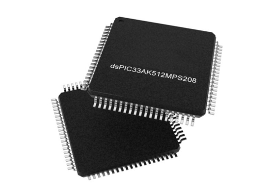 DSPIC33AK512MPS208-I/PT মাইক্রোকন্ট্রোলার MCU উচ্চ কর্মক্ষমতা 32বিট একক কোর DSC TQFP80