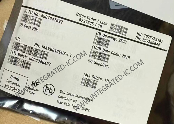 MAX6816EUS ইন্টিগ্রেটেড সার্কিট চিপ ১৫kV ESD-সুরক্ষিত একক CMOS সুইচ ডিবাউন্সার