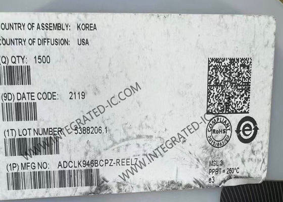 ADCLK946BCPZ ইন্টিগ্রেটেড সার্কিট চিপ ছয়টি LVPECL আউটপুট সহ SiGe ক্লক ফ্যানআউট বাফার