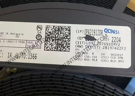 OPA2191IDR ইন্টিগ্রেটেড সার্কিট চিপ লো-পাওয়ার 36V CMOS প্রিসিশন ই-ট্রিম™ অপারেশনাল এমপ্লিফায়ার
