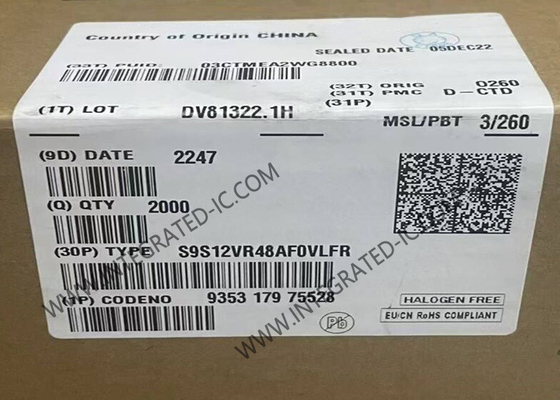 S9S12VR48AF0VLFR মাইক্রোকন্ট্রোলার MCU 16-বিট 25MHz S12 MagniV মাইক্রোকন্ট্রোলার IC 48-LQFP