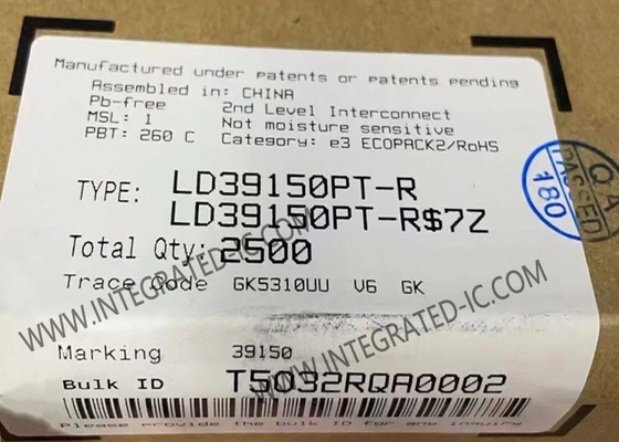 LD39150PT ইন্টিগ্রেটেড সার্কিট চিপ অতি নিম্ন ড্রপ BiCMOS ভোল্টেজ নিয়ন্ত্রক