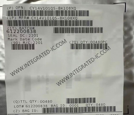 CY14V101QS-BK108XQ মেমোরি আইসি চিপ 1-এমবিট কোয়াড এসপিআই এনভিএসআরএএম মেমোরি আইসি FBGA-24