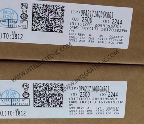 OPA2171AQDGKRQ1 ইন্টিগ্রেটেড সার্কিট চিপ অটোমোটিভ ডুয়াল 36V 3MHz লো-পাওয়ার অপারেটিং এম্প্লিফায়ার