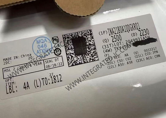 INA2180A1QDGKRQ1 ইন্টিগ্রেটেড সার্কিট চিপ 350kHz বর্তমান সেন্স এম্প্লিফায়ার VSSOP8