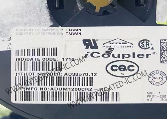 ADUM1200CRZ ইন্টিগ্রেটেড সার্কিট চিপ ২৫০০ Vrms ডুয়াল-চ্যানেল ডিজিটাল আইসোলেটর SOIC-8