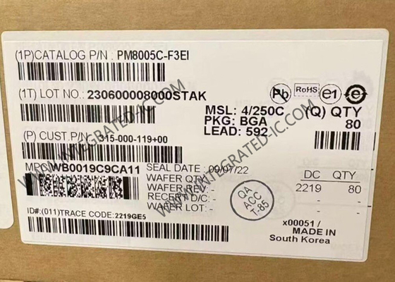 PM8005C-F3EI ইন্টিগ্রেটেড সার্কিট চিপ 36Port SAS এক্সপ্যান্ডার 6GB I/O এক্সপ্যান্ডার BGA592