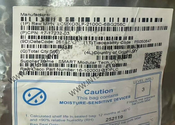 ক্ষেত্র প্রোগ্রামযোগ্য গেট অ্যারে LCMXO3LF-2100C-6BG256C 2112LUTs ক্ষেত্র প্রোগ্রামযোগ্য গেট অ্যারে 400MHz CSFBGA-256