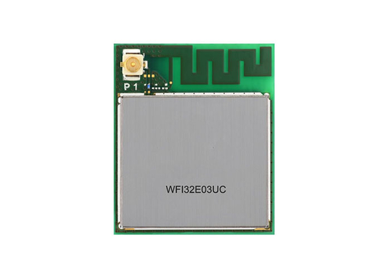 WFI32E03UC-I ওয়্যারলেস কমিউনিকেশন মডিউল উচ্চ নির্ভুলতা 200 মেগাহার্টজ ওয়াই-ফাই এমসিইউ মডিউল 2 এমবি ফ্ল্যাশ সহ