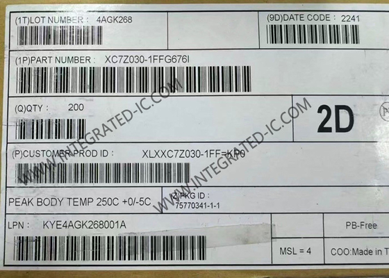 XC7Z030-1FFG676I ফিল্ড প্রোগ্রামযোগ্য গেট অ্যারে Zynq 7000 SoC Z-7030 সিরিজ সিস্টেম অন চিপ