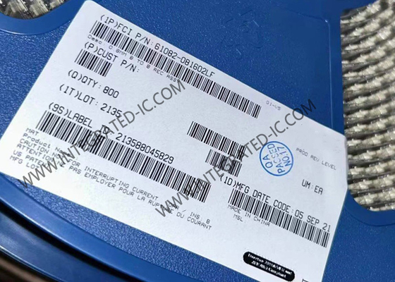 61082-081602LF সংযোগকারী বার্গস্ট্যাক 0.80 মিমি মেজানাইন সংযোগকারী 80POS রিসেপটেকল