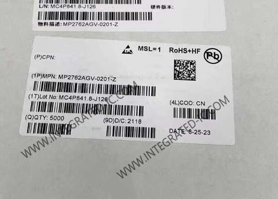 MP2762AGV-0201-Z ইন্টিগ্রেটেড সার্কিট চিপ 6A ইন্টিগ্রেটেড FETs এবং OTGs সহ দ্বৈত-ফেজ এনভিডিসি বক-বুস্ট চার্জার