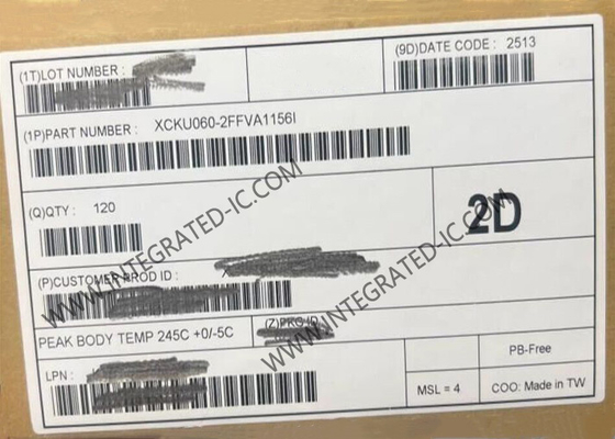 ইন্টিগ্রেটেড IC XCKU060-2FFVA1156I এমবেডেড FPGA চিপ 1156FCBGA সারফেস মাউন্ট