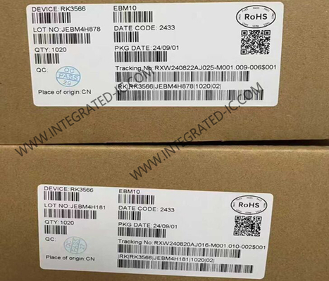 ইন্টিগ্রেটেড সার্কিট চিপ RK3566 সাধারণ উদ্দেশ্য সিস্টেম অন চিপ BGA প্যাকেজ