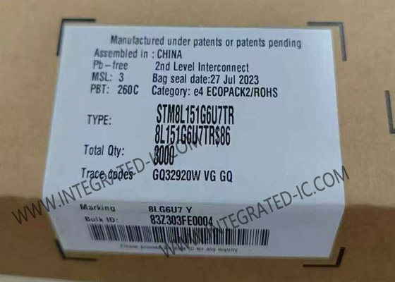 STM8L151G6U7TR মাইক্রোকন্ট্রোলার MCU 8-বিট 16MHz STM8L EnergyLite মাইক্রোকন্ট্রোলার IC 28-UFQFPN