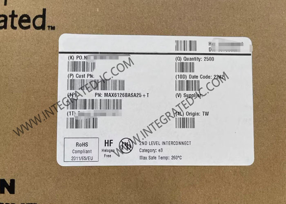 MAX6126BASA25 ইন্টিগ্রেটেড সার্কিট চিপ লো-ড্রপআউট সিরিজ ভোল্টেজ রেফারেন্স আইসি SOIC8