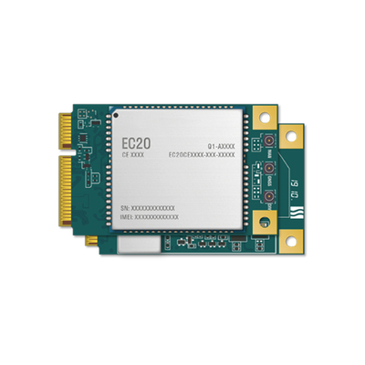 EC20CEFHLG-MINIPCIE-CB ওয়্যারলেস কমিউনিকেশন মডিউল দূরবর্তী পর্যবেক্ষণের জন্য উচ্চ নির্ভুলতা LTE Cat 4 মডিউল