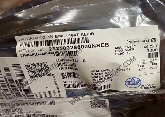 EMC1464T-AE/9R সেন্সর IC উচ্চ নির্ভুলতা ৪ চ্যানেল SMBus তাপমাত্রা সেন্সর