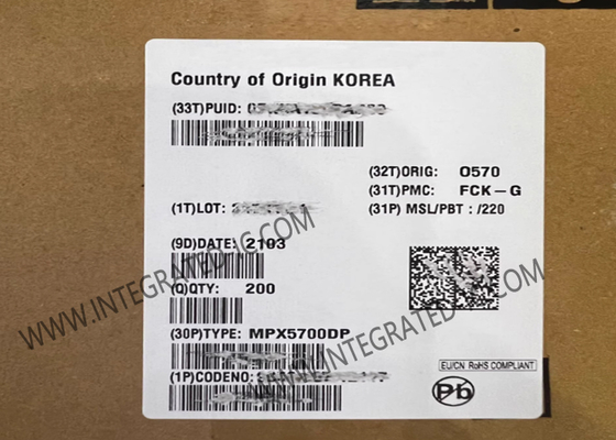MPX5700DP সেন্সর IC 700kPa 7mA 5V ডিফারেনশিয়াল প্রেসার সেন্সর