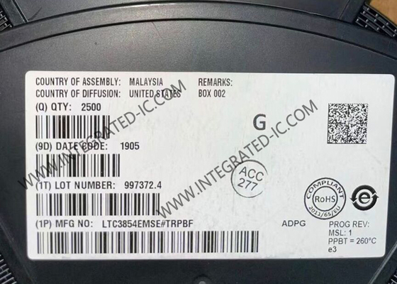 LTC3854EMSE ইন্টিগ্রেটেড সার্কিট চিপ হাই পারফরম্যান্স সিঙ্ক্রোনস স্টেপ-ডাউন সুইচিং ডিসি/ডিসি কন্ট্রোলার