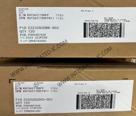 R5F562T7DDFP মাইক্রোকন্ট্রোলার MCU 32-বিট 100MHz RX62T মাইক্রোকন্ট্রোলার 100-LFQFP
