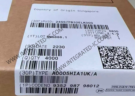 A0005HIA1UK ইন্টিগ্রেটেড সার্কিট চিপ চার্জার ড্রাইভার চিপ BGA প্যাকেজ