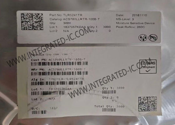 ACS780LLRTR-100B-T সেন্সর IC উচ্চ-নির্ভুলতা লিনিয়ার 50A কারেন্ট সেন্সর IC