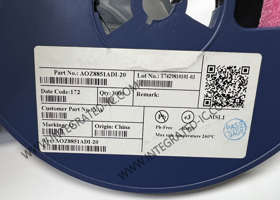 AOZ8851ADI-20 ইন্টিগ্রেটেড সার্কিট চিপ 20 ভোল্ট বাইডাইরেকশনাল ট্রানজিয়েন্ট ভোল্টেজ দমনকারী ডায়োড 0.4pF বাইডাইরেকশনাল টিভিএস