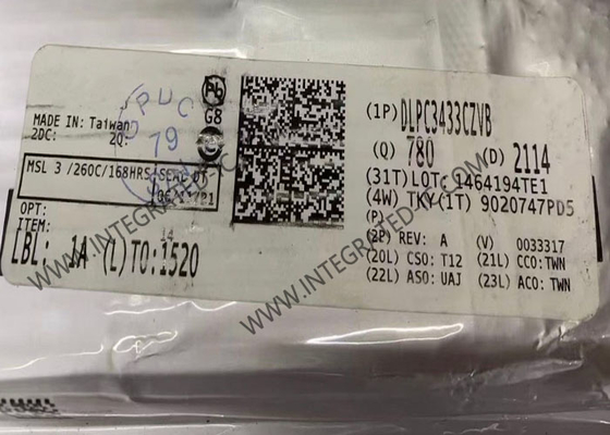 DLPC3433CZVB ইন্টিগ্রেটেড সার্কিট চিপ উচ্চ রেজোলিউশন ডিসপ্লে কন্ট্রোলার NFBGA-176 প্যাকেজ