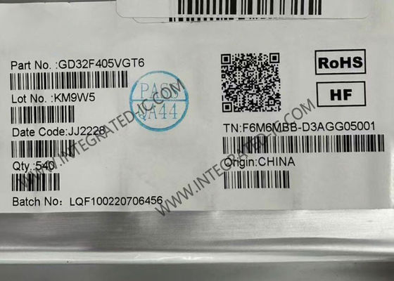 GD32F405VGT6 মাইক্রোকন্ট্রোলার MCU 168MHz আর্ম কর্টেক্স-এম 4 32-বিট MCU LQFP-100