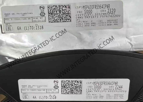 মাইক্রোকন্ট্রোলার MCU MSP430FR5964IPNR 256KB FRAM 16-বিট মাইক্রোকন্ট্রোলার LQFP80