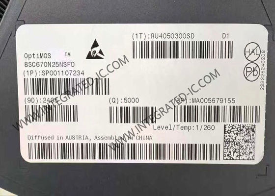 BSC670N25NSFD Integrated Circuit Chip 250V N-Channel Power MOSFET Transistors PG-TDSON-8
