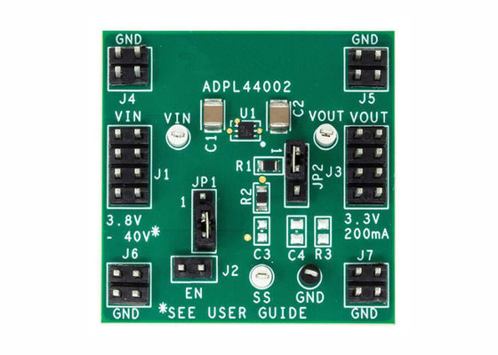 EVAL-ADPL44002UJ-AZ এমবেডেড সলিউশন ADPL44002 এলডিও লিনিয়ার রেগুলেটর মূল্যায়ন বোর্ড