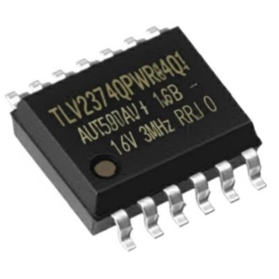 TLV2374QPWRG4Q1 অটোমোটিভ কোয়াড 16V 3MHz 4 চ্যানেল অপারেশনাল এম্প্লিফায়ার আইসি চিপ