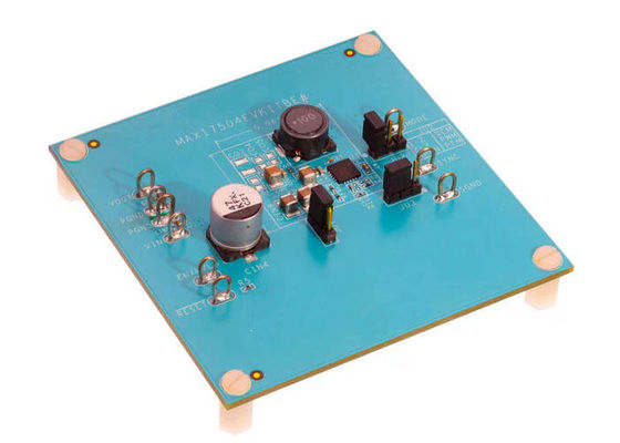 MAX17504EVKITBE এম্বেডেড সলিউশনস 500kHz 5V স্টেপ-ডাউন ডিসি-ডিসি কনভার্টার মূল্যায়ন বোর্ড