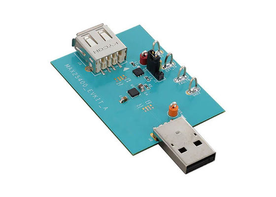 MAX25400EVKIT এম্বেডেড সলিউশনস অটোমোটিভ হাই-স্পিড USB 2.0 প্রোটেক্টর সুইচ মূল্যায়ন বোর্ড